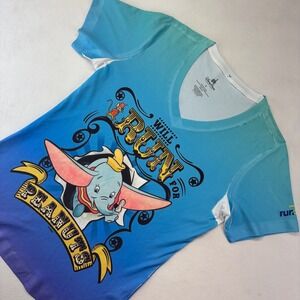 Disney Parks Run Dumbo Will Run For Peanuts Graphic T-Shirt Women's Small